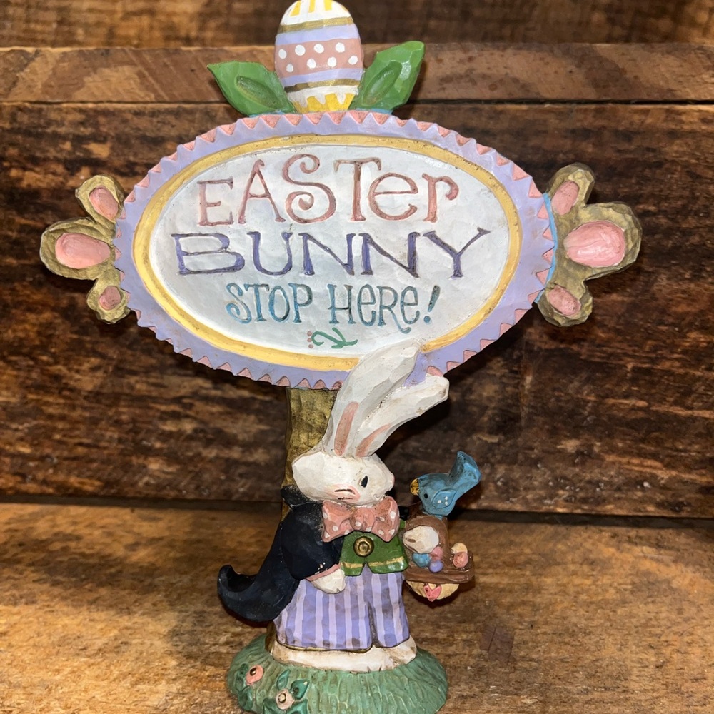 COPY - Easter Bunny Stop Here Sign
